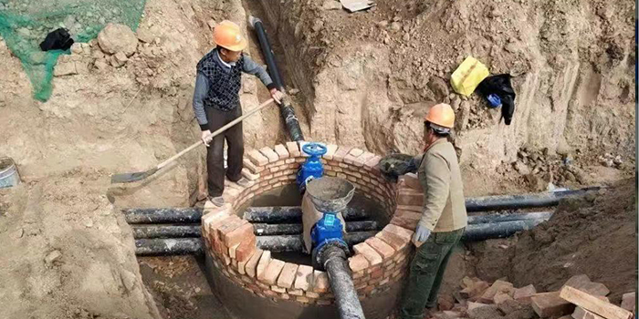 Case of water supply installation