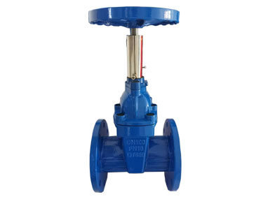 Attach open gate valve
