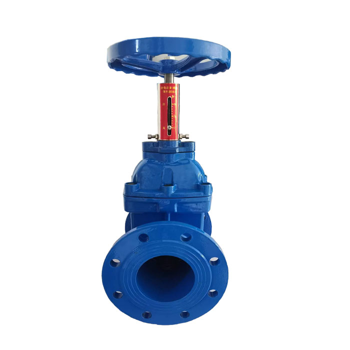 Attach open gate valve