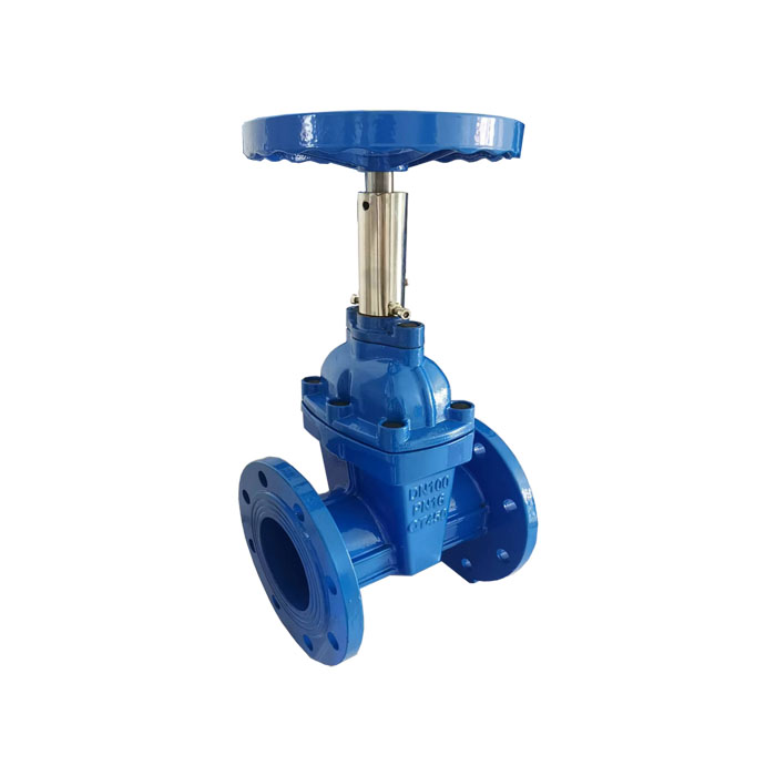 Attach open gate valve